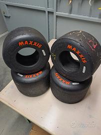 gomme kart MAXXIS ROSSE