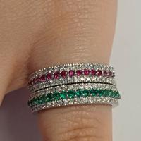 verette 2 anelli in oro 18kt 