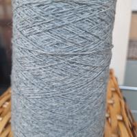 FILATO FILO LANA ALPACA GRIGIO CHIARO 300 Gr TIT 2