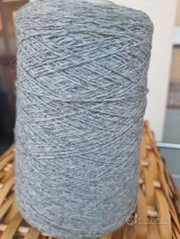 FILATO FILO LANA ALPACA GRIGIO CHIARO 300 Gr TIT 2