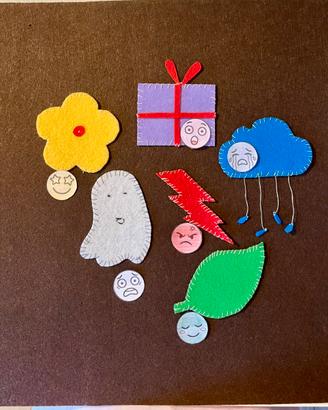 Montessori - abbina le emozioni ai colori