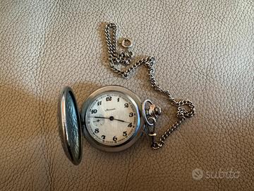 Orologio da tasca Molnija russo vintage