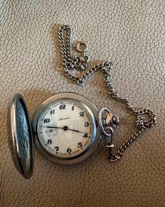 Orologio da tasca Molnija russo vintage