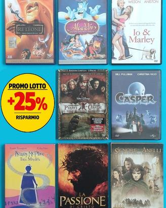 LOTTO 17 DVD ORIGINALI - film & animazione