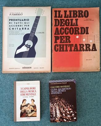 4 libri lotto musica (vedi foto)