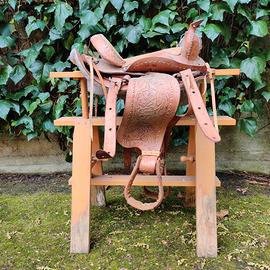 Sella Monta Americana cuoio chiaro