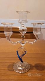 Candelabro Muranoin Vetro Soffiato - 3 Fi