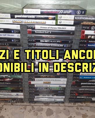 Giochi per Playstation 3 e XBOX 360