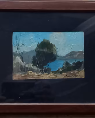 Quadro ad olio del XX sec. Paesaggio