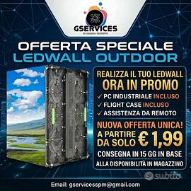 Ledwall a partire da 1,99 al giorno
