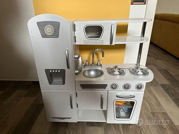 CUCINA GIOCATTOLO KIDKRAFT IN LEGNO BIANCO