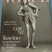 Rivista Vogue Italia numero 471 gennaio 1992