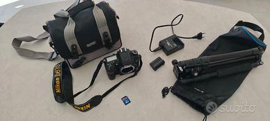 Nikon D610 (6058 scatti) + treppiedi,borsa,SD16GB