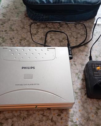 lettore DVD portabile philips modello PET705, funz
