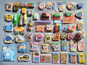 🐸 Gommine cancellare Vintage anni 80 NUOVE PULITE