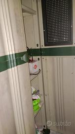 Armadio portascope plastica resina