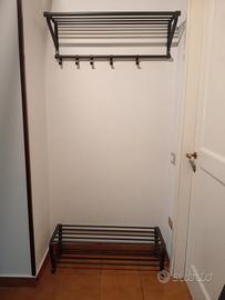 Set  IKEA - Rastrelliera Scarpe + Appendiabiti