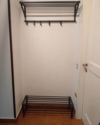 Set  IKEA - Rastrelliera Scarpe + Appendiabiti
