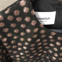 Vestito Dondup,nero e oro