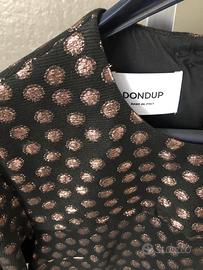 Vestito Dondup,nero e oro
