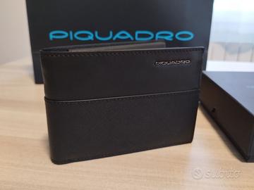 Portafogli in pelle Piquadro nero
