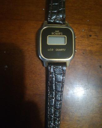 orologio vintage digital rolier's  anni 80 Lcd  qu