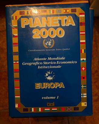 Pianeta 2000 – atlante mondiale –8 volumi completo