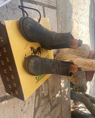 Stivaletti cuoio equitazione Umbria tg 33