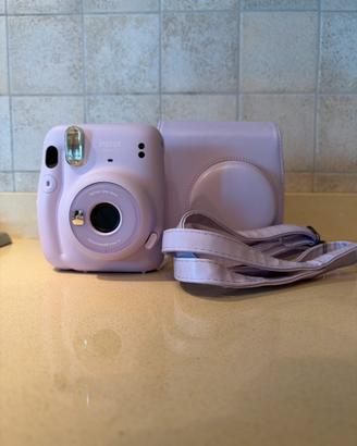 Fujifilm Instax Mini 11 Lilla + custodia e tracoll