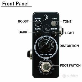 Pedale per chitarra F-Pedals Darklight distorsore