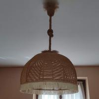 Lampadario da soffitto + lampada da comodino