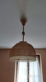 Lampadario da soffitto + lampada da comodino