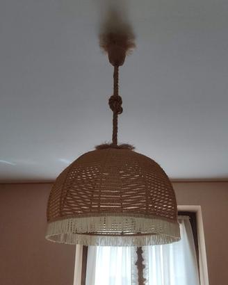 Lampadario da soffitto + lampada da comodino