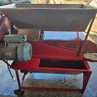 sgrappolatrice diraspatrice uva elettrica inox 