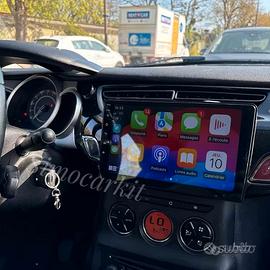 Car Tablet CarPlay Android Auto Per Citroen C3 DS3