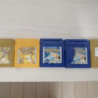 LOTTO 5 GIOCHI POKEMON GAME BOY ORIGINALI GAMEBOY