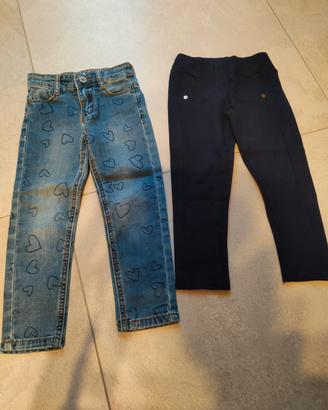 set pantaloni 3 anni 