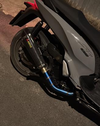 Marmita Akrapovic completa sh 300 ABS