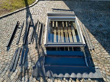 Velux GGU S06 Completo di lattoneria SK06 1mtx1mt