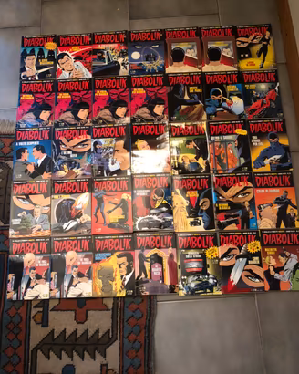 124 Fumetti Diabolik serie inedita in blocco
