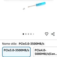 SSD M.2 2280 512 GB Nuova