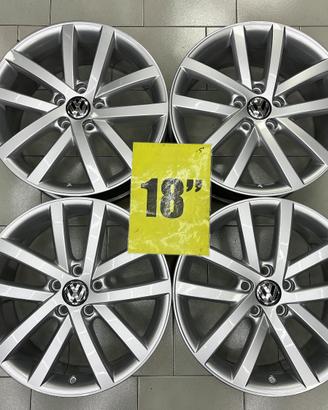 RL122 Cerchi originali VW da 18" 5x112