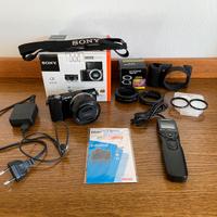 Fotocamera mirrorless SONY Alpha + accessori