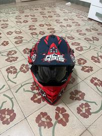 Casco Motocross Acerbis + Maschera just1 -