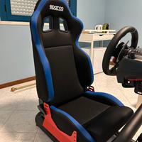 Sedia da gaming SPARCO originale F1 PS5 GT5 Rally