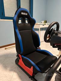 Sedia da gaming SPARCO originale F1 PS5 GT5 Rally
