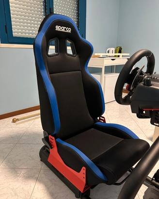 Sedia da gaming SPARCO originale F1 PS5 GT5 Rally