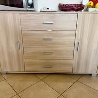 Madia capiente 4 cassetti – Perfetta per soggiorno