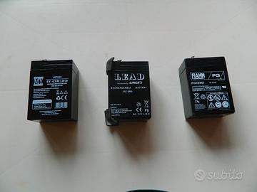 TRIS DI BATTERIE  6 VOLT