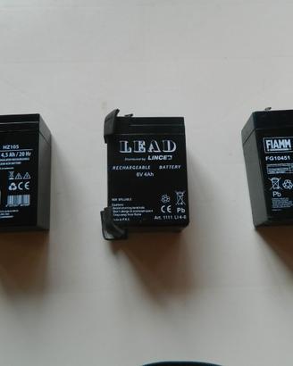 TRIS DI BATTERIE  6 VOLT